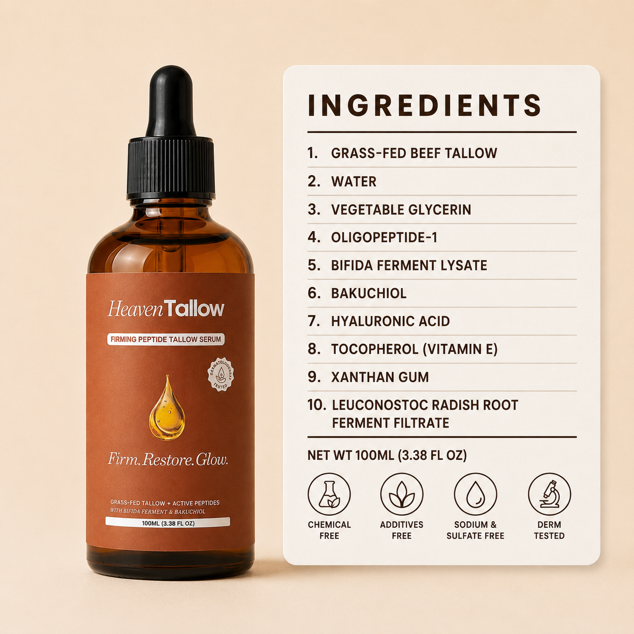 Tallow Firming Peptide Serum