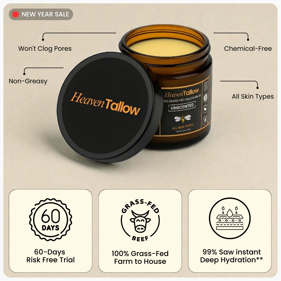 100% Grass-Fed Tallow Balm.