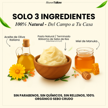 100% Grass-Fed Tallow Balm