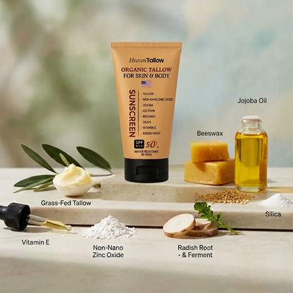 Organic SPF 50++ Tallow Sunscreen