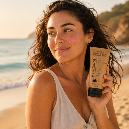 Organic SPF 50++ Tallow Sunscreen
