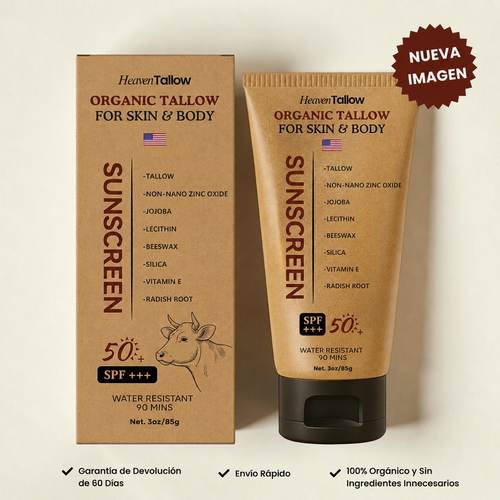 Organic SPF 50++ Tallow Sunscreen