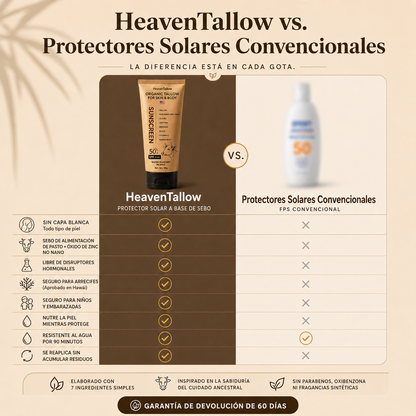 Organic SPF 50++ Tallow Sunscreen