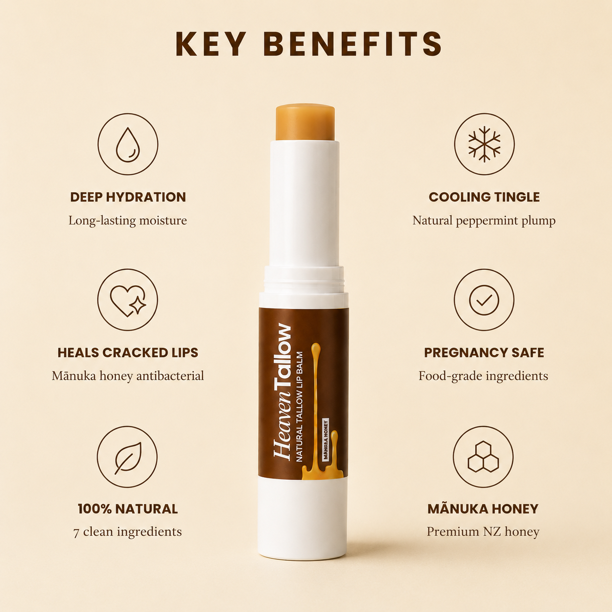 Organic Tallow Lip Balm