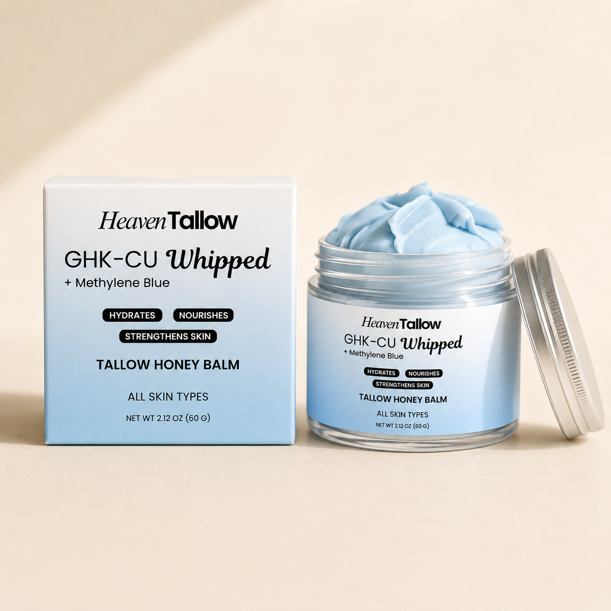 GHK-CU Peptide Whipped Tallow with Methylene Blue