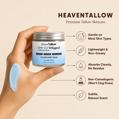 GHK-CU Peptide Whipped Tallow with Methylene Blue