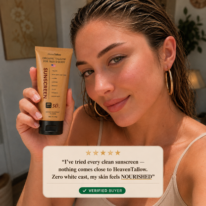 Organic SPF 50++ Tallow Sunscreen O4