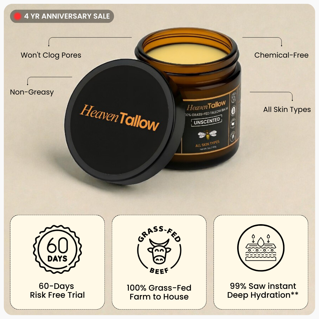 100% Grass-Fed Tallow Balm